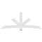 Ekena Millwork Alberta Architectural Grade PVC Gable Bracket, 96"W x 40"H x 2"D x 6"F, 10/12 Pitch GBP096X40X0206ALB00 - alternate 5